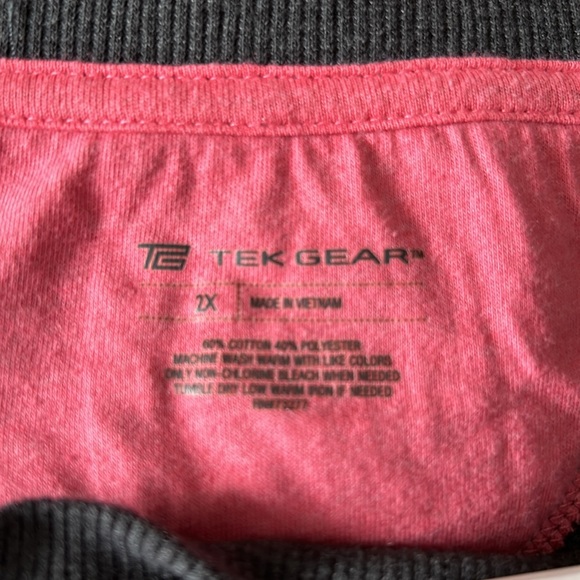 Tek Gear Grey 2X Ultrasoft Fleece Crewneck Sweatshirt - Picture 5 of 11